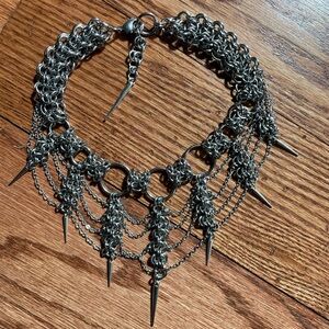 Handmade chainmail necklace